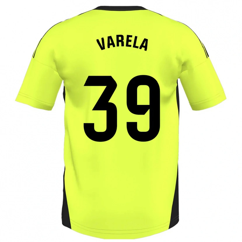 Danxen Damen Iker Varela #39 Fluoreszierendes Gelb Auswärtstrikot Trikot 2025/26 T-Shirt Österreich