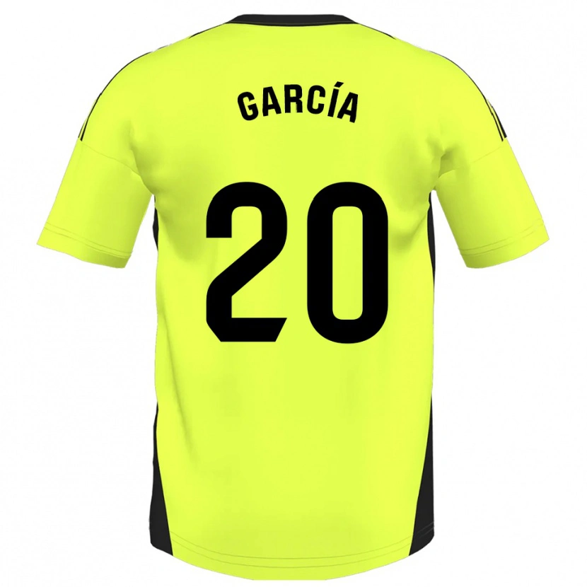 Danxen Damen Alberto García #20 Fluoreszierendes Gelb Auswärtstrikot Trikot 2025/26 T-Shirt Österreich