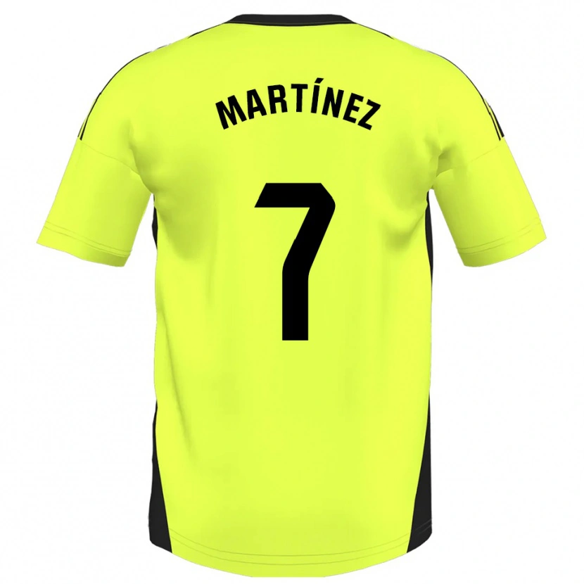 Danxen Damen Markel Martínez #7 Fluoreszierendes Gelb Auswärtstrikot Trikot 2025/26 T-Shirt Österreich