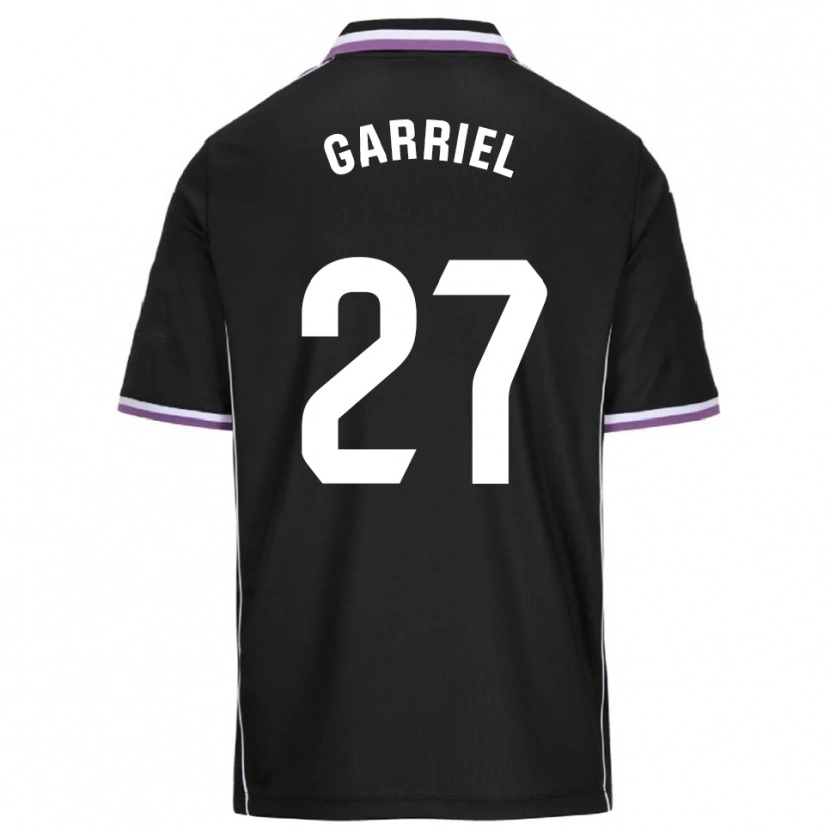 Danxen Damen Iván Garriel #27 Lila Schwarz Auswärtstrikot Trikot 2025/26 T-Shirt Österreich