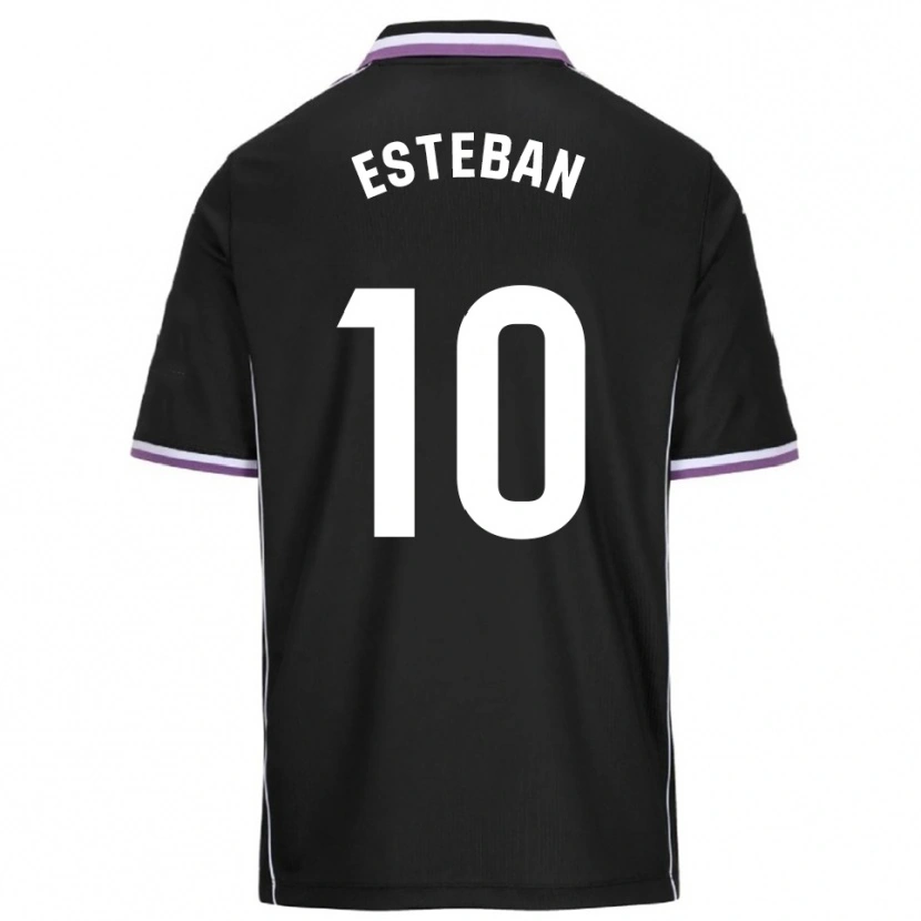Danxen Damen Sergi Esteban #10 Lila Schwarz Auswärtstrikot Trikot 2025/26 T-Shirt Österreich