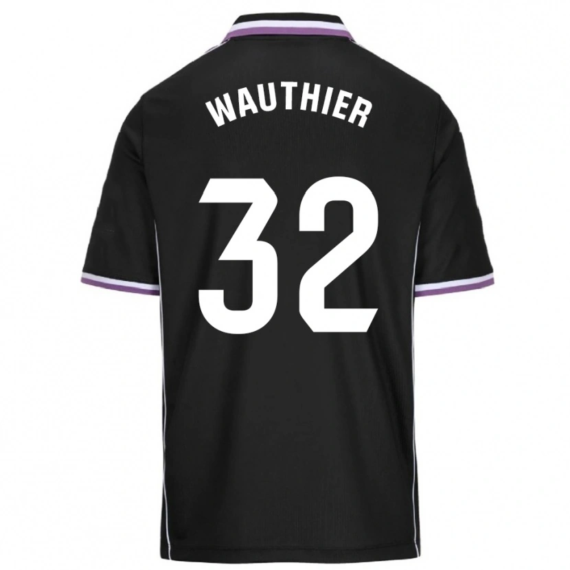 Danxen Damen Hugo Wauthier #32 Lila Schwarz Auswärtstrikot Trikot 2025/26 T-Shirt Österreich