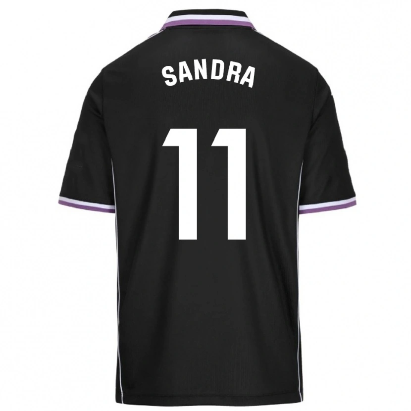 Danxen Damen Sandra Luengo González #11 Lila Schwarz Auswärtstrikot Trikot 2025/26 T-Shirt Österreich