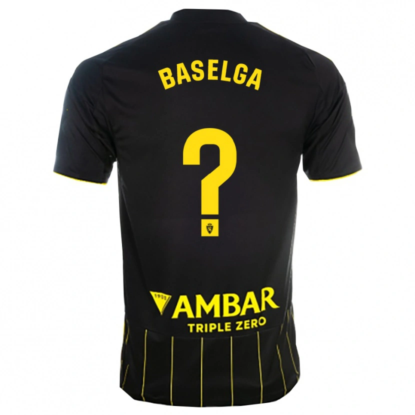 Danxen Damen Marcos Baselga #0 Schwarz Gelb Auswärtstrikot Trikot 2025/26 T-Shirt Österreich