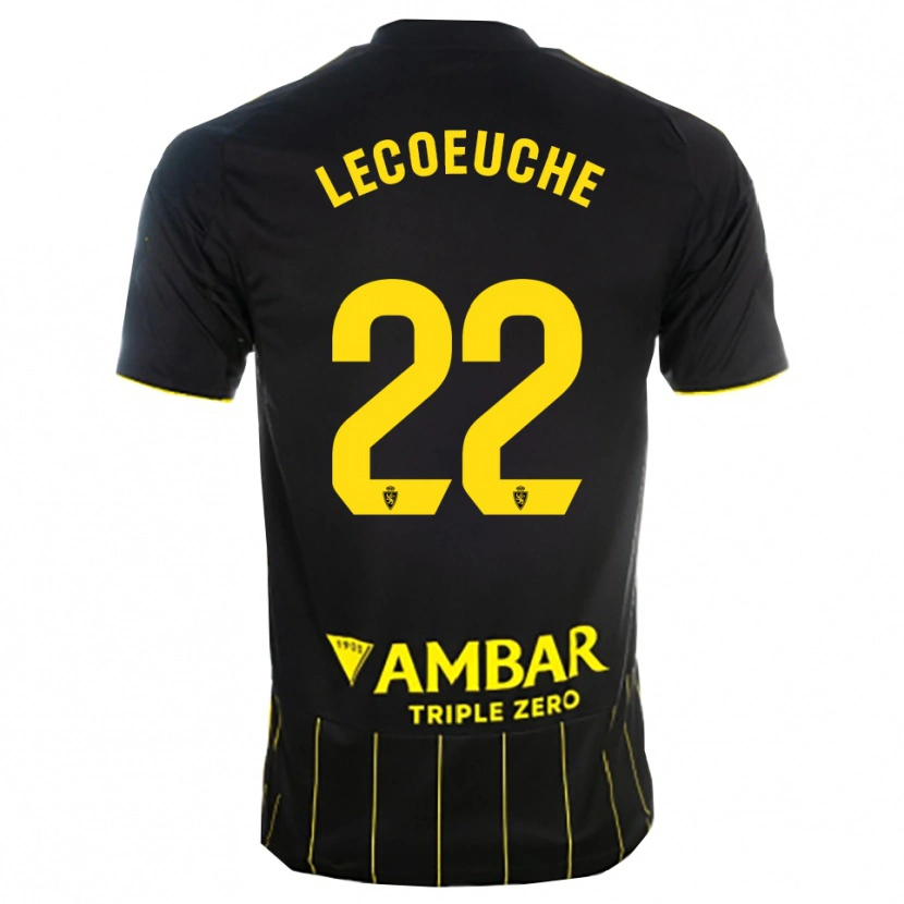 Danxen Damen Quentin Lecoeuche #22 Schwarz Gelb Auswärtstrikot Trikot 2025/26 T-Shirt Österreich