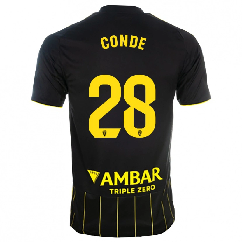 Danxen Damen Miguel Conde #28 Schwarz Gelb Auswärtstrikot Trikot 2025/26 T-Shirt Österreich