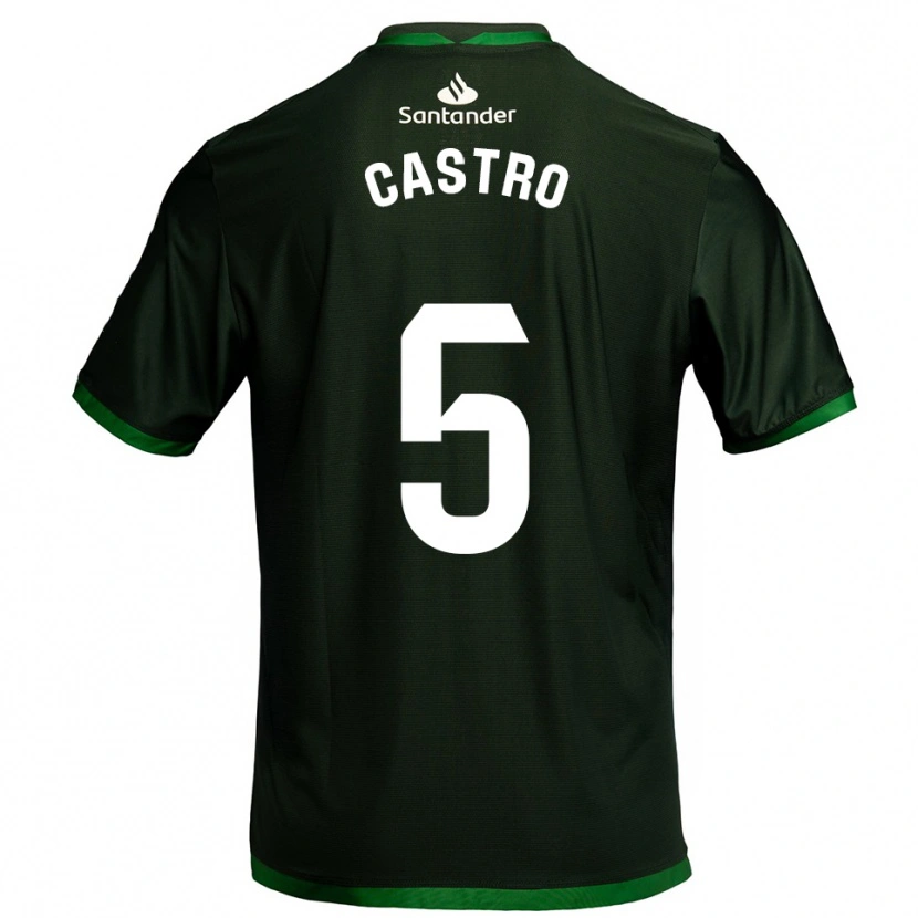 Danxen Damen Javi Castro #5 Dunkelgrün Auswärtstrikot Trikot 2025/26 T-Shirt Österreich