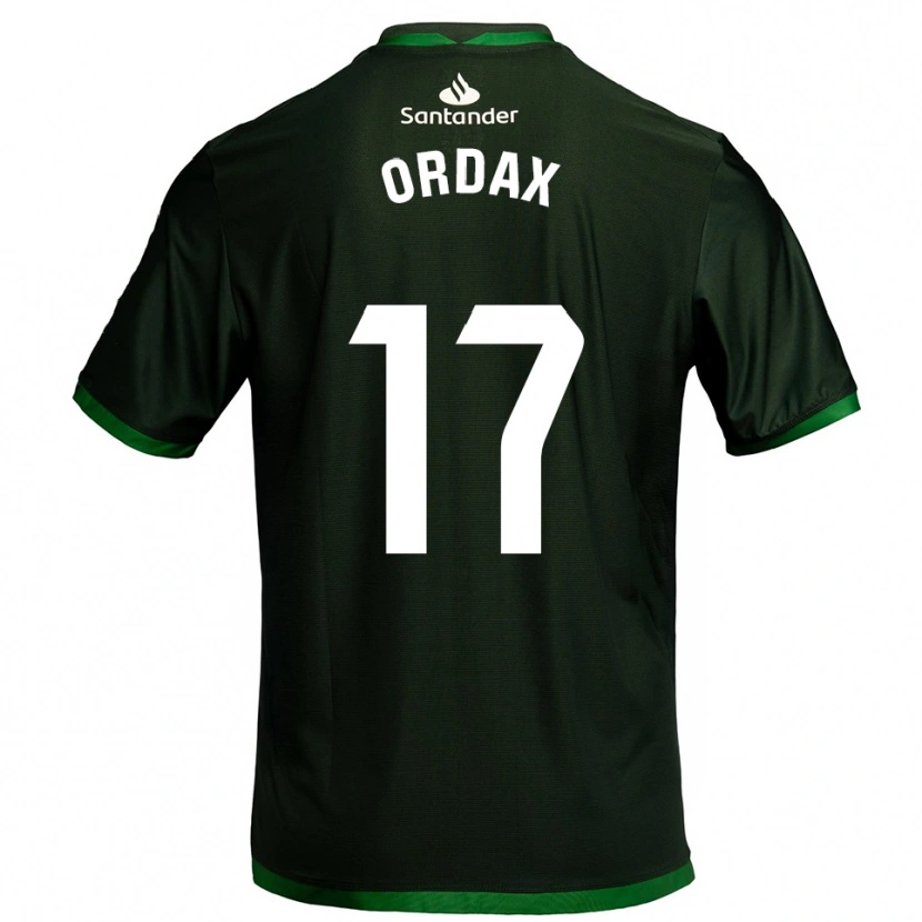 Danxen Damen Naiara Ordax Ibáñez #17 Dunkelgrün Auswärtstrikot Trikot 2025/26 T-Shirt Österreich