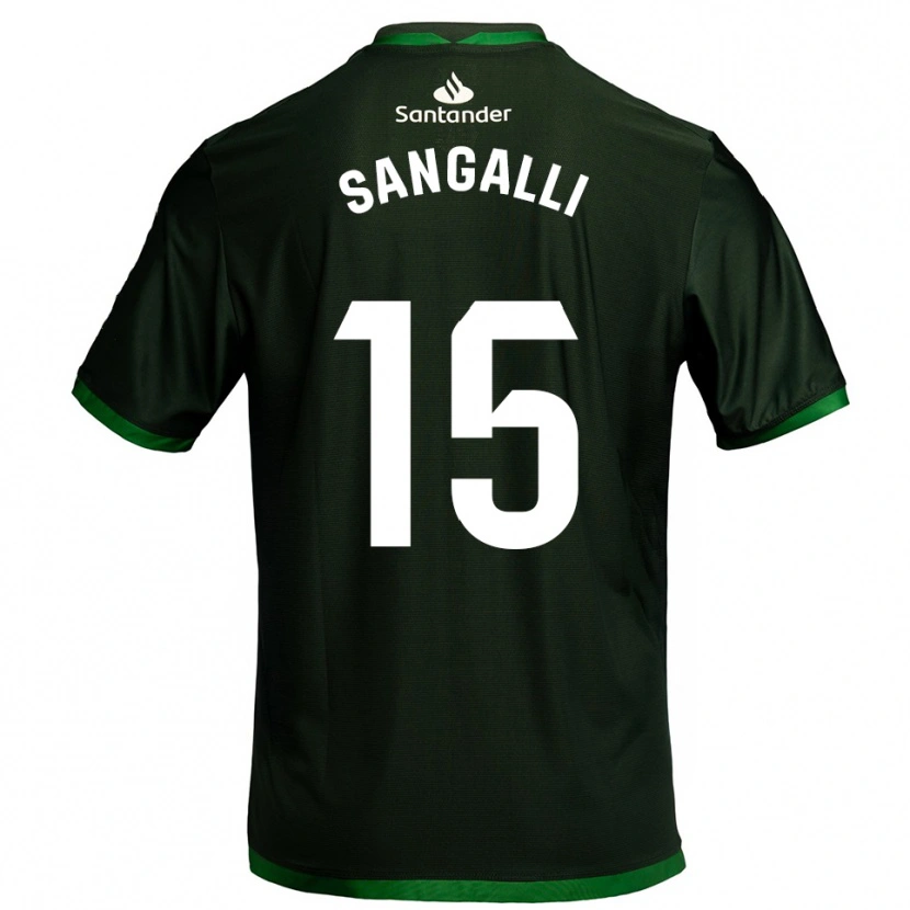 Danxen Damen Marco Sangalli #15 Dunkelgrün Auswärtstrikot Trikot 2025/26 T-Shirt Österreich
