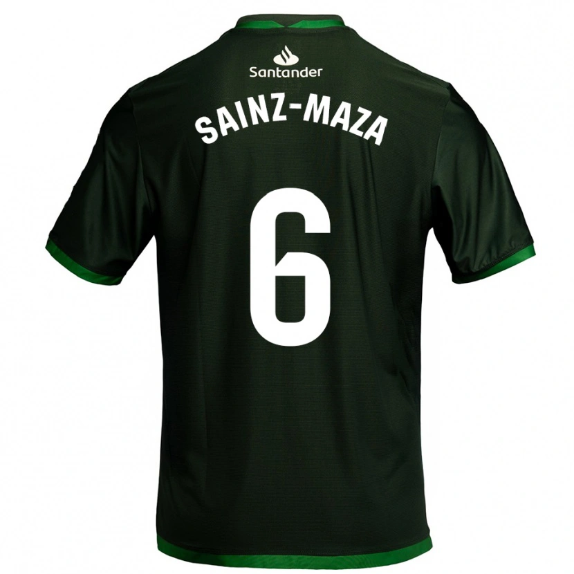 Danxen Damen Íñigo Sainz-Maza #6 Dunkelgrün Auswärtstrikot Trikot 2025/26 T-Shirt Österreich