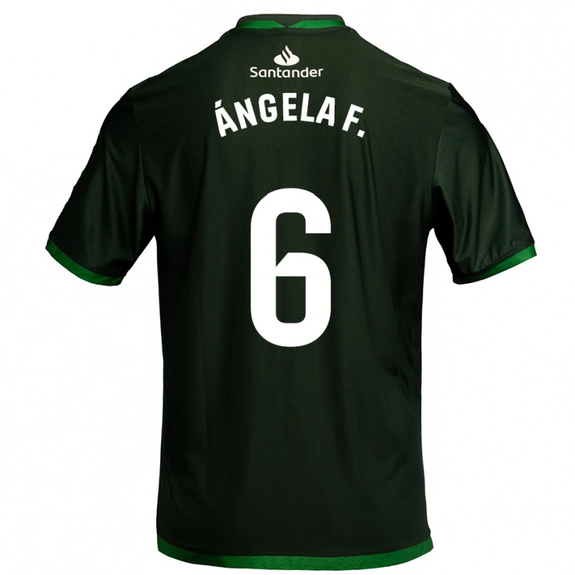 Danxen Damen Ángela Fernández Fraile #6 Dunkelgrün Auswärtstrikot Trikot 2025/26 T-Shirt Österreich