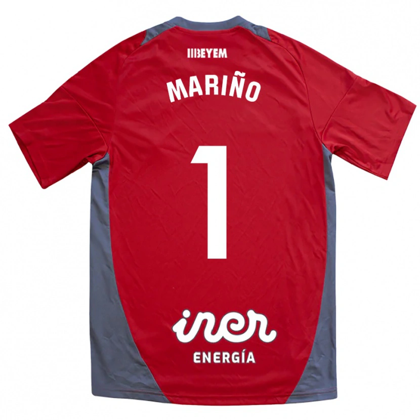 Danxen Damen Diego Mariño #1 Rot Grau Auswärtstrikot Trikot 2025/26 T-Shirt Österreich