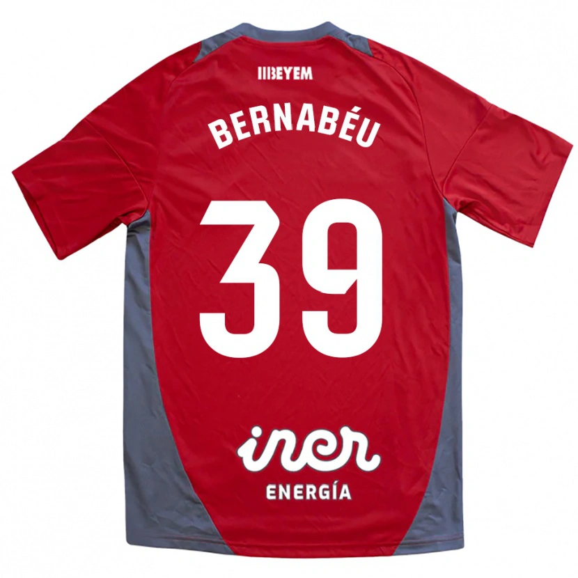 Danxen Damen Dani Bernabéu #39 Rot Grau Auswärtstrikot Trikot 2025/26 T-Shirt Österreich