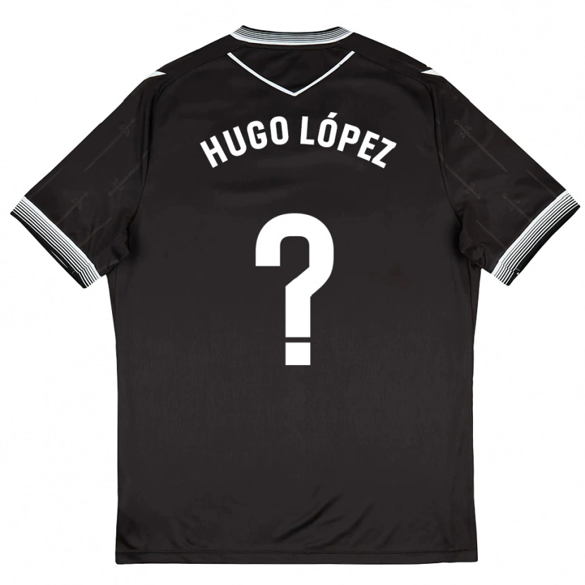 Danxen Damen Hugo López #0 Schwarz Weiß Auswärtstrikot Trikot 2025/26 T-Shirt Österreich