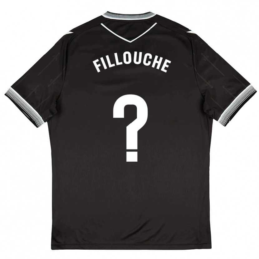 Danxen Damen Salvador Fillouche #0 Schwarz Weiß Auswärtstrikot Trikot 2025/26 T-Shirt Österreich