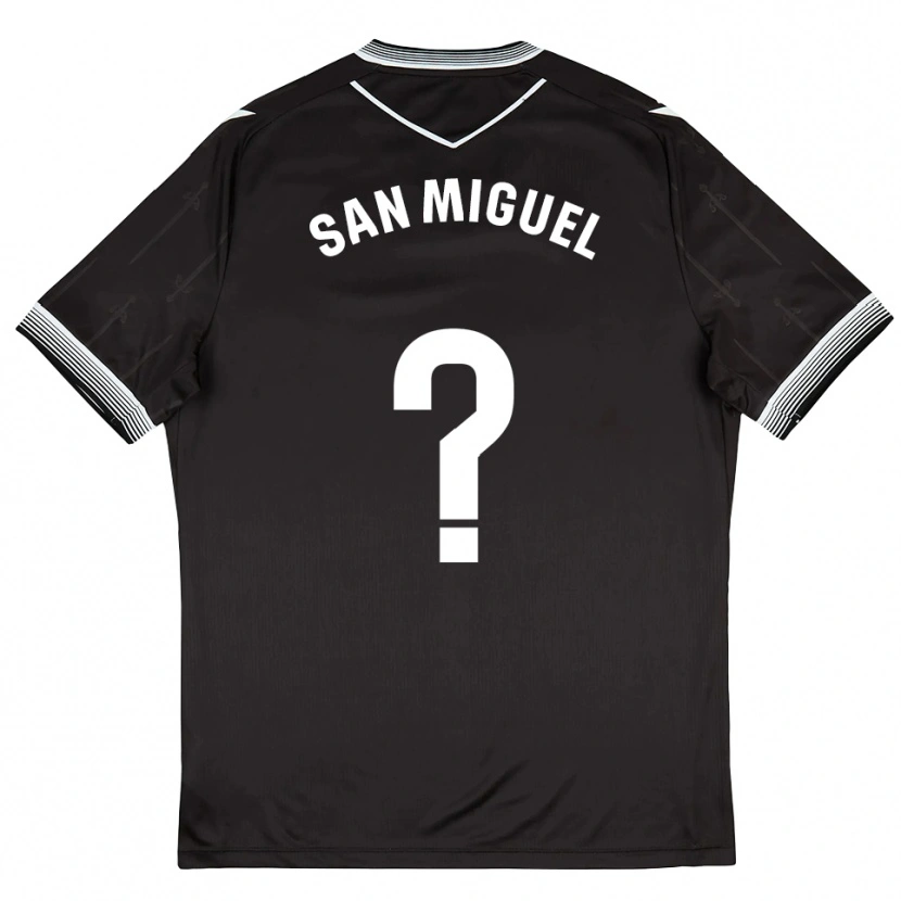 Danxen Damen Darío San Miguel #0 Schwarz Weiß Auswärtstrikot Trikot 2025/26 T-Shirt Österreich