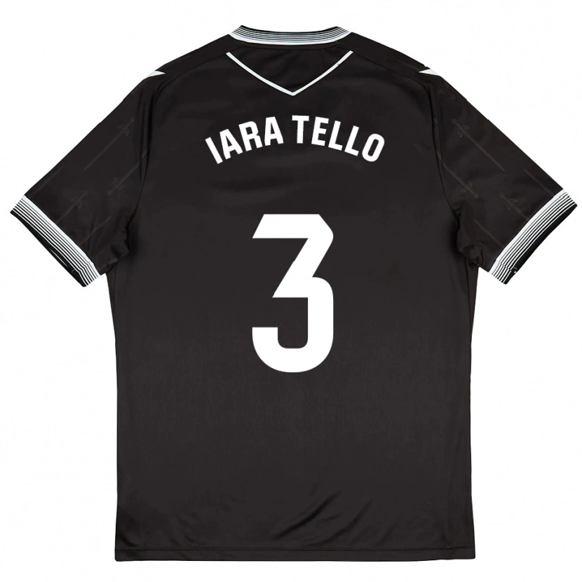 Danxen Damen Iara Tello #3 Schwarz Weiß Auswärtstrikot Trikot 2025/26 T-Shirt Österreich
