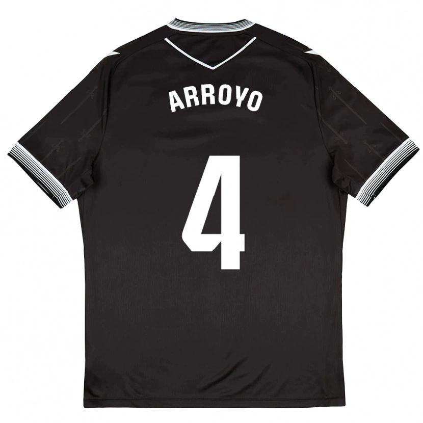 Danxen Damen Anderson Arroyo #4 Schwarz Weiß Auswärtstrikot Trikot 2025/26 T-Shirt Österreich