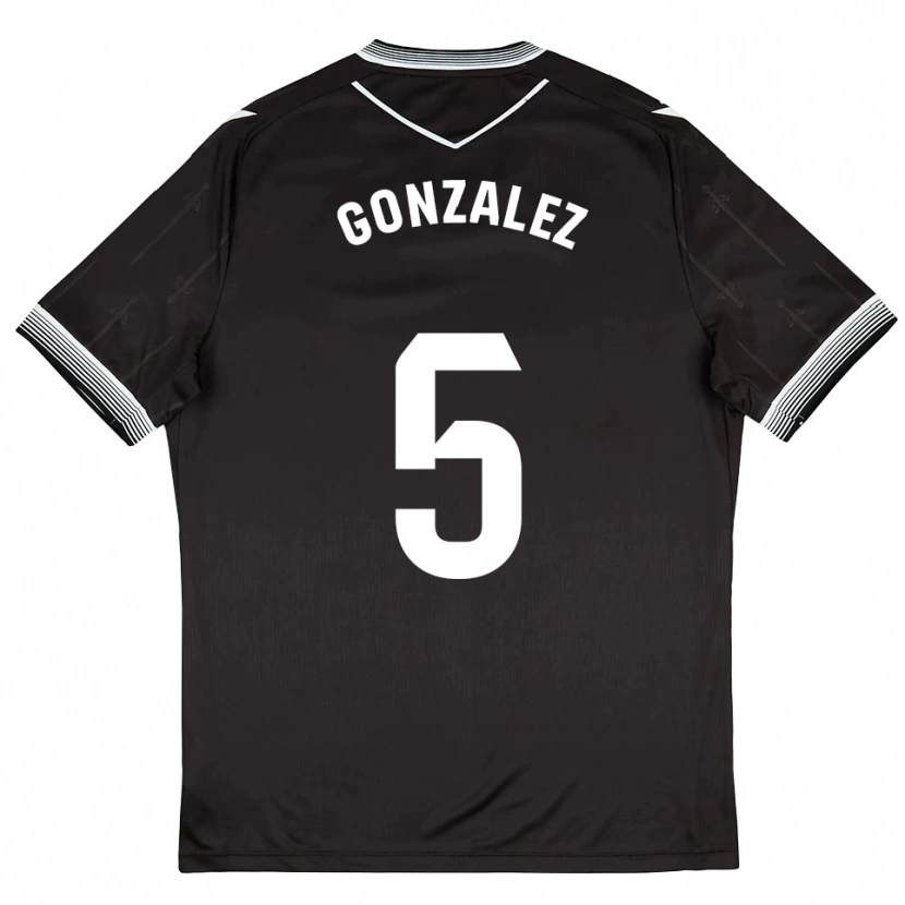 Danxen Damen Sergio González #5 Schwarz Weiß Auswärtstrikot Trikot 2025/26 T-Shirt Österreich