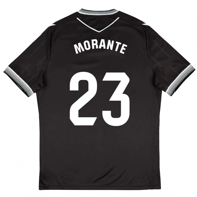 Danxen Damen Iván Morante #23 Schwarz Weiß Auswärtstrikot Trikot 2025/26 T-Shirt Österreich