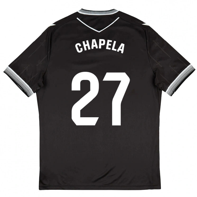 Danxen Damen Iván Chapela #27 Schwarz Weiß Auswärtstrikot Trikot 2025/26 T-Shirt Österreich