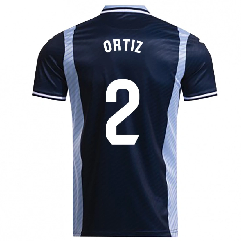 Danxen Damen Pedro Ortiz #2 Marine Himmelblau Auswärtstrikot Trikot 2025/26 T-Shirt Österreich