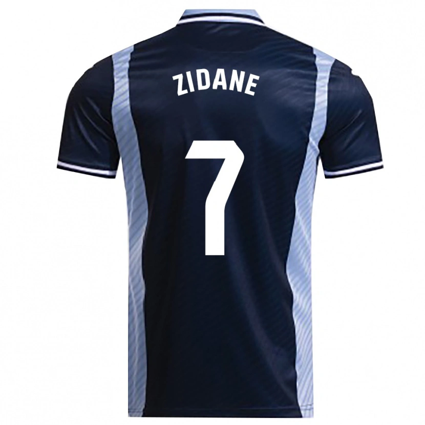 Danxen Damen Théo Zidane #7 Marine Himmelblau Auswärtstrikot Trikot 2025/26 T-Shirt Österreich
