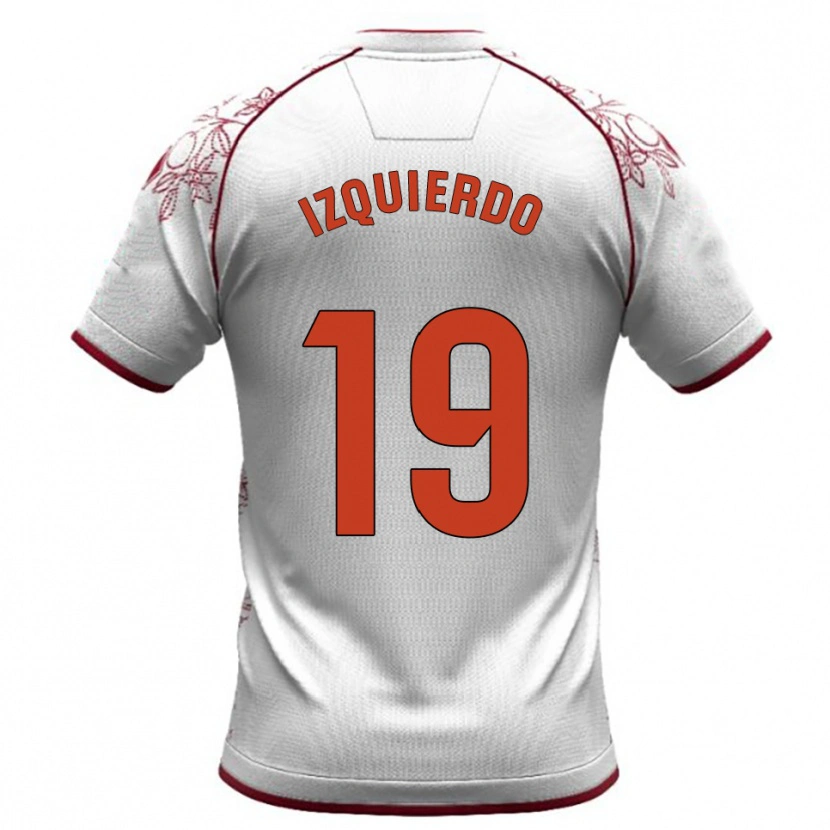 Danxen Damen Yeray Izquierdo #19 Weiß Burgunderrot Auswärtstrikot Trikot 2025/26 T-Shirt Österreich