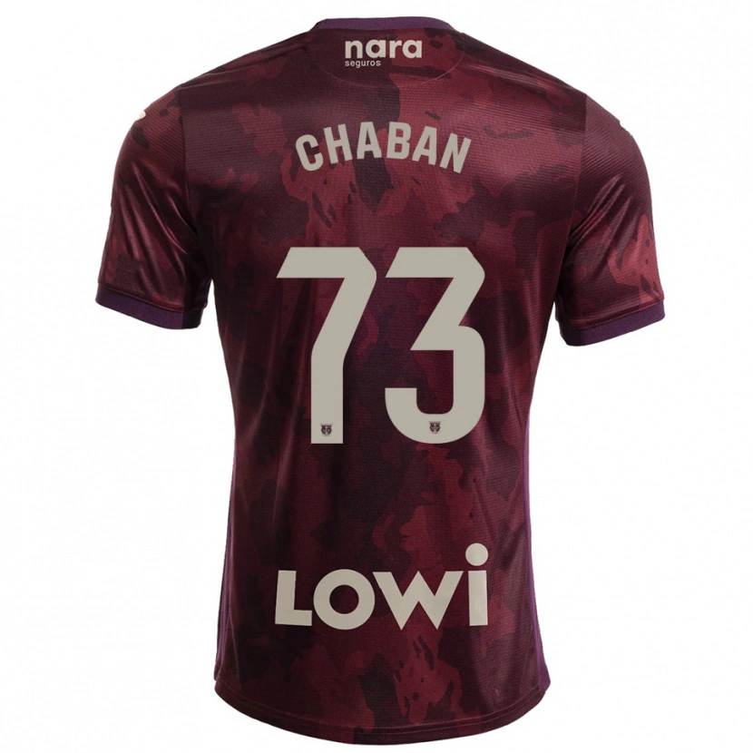 Danxen Damen Danylo Chaban #73 Burgunderrot Weiß Auswärtstrikot Trikot 2025/26 T-Shirt Österreich