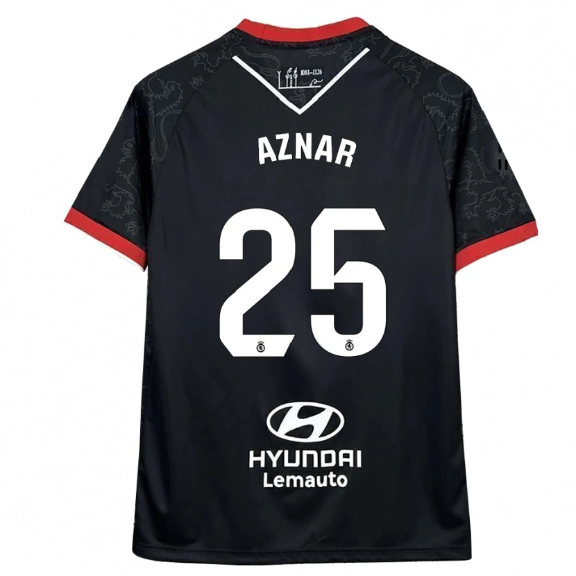 Danxen Damen Mario Aznar #25 Schwarz Rot Auswärtstrikot Trikot 2025/26 T-Shirt Österreich