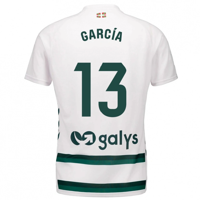 Danxen Damen Jon García #13 Weiß Grün Auswärtstrikot Trikot 2025/26 T-Shirt Österreich