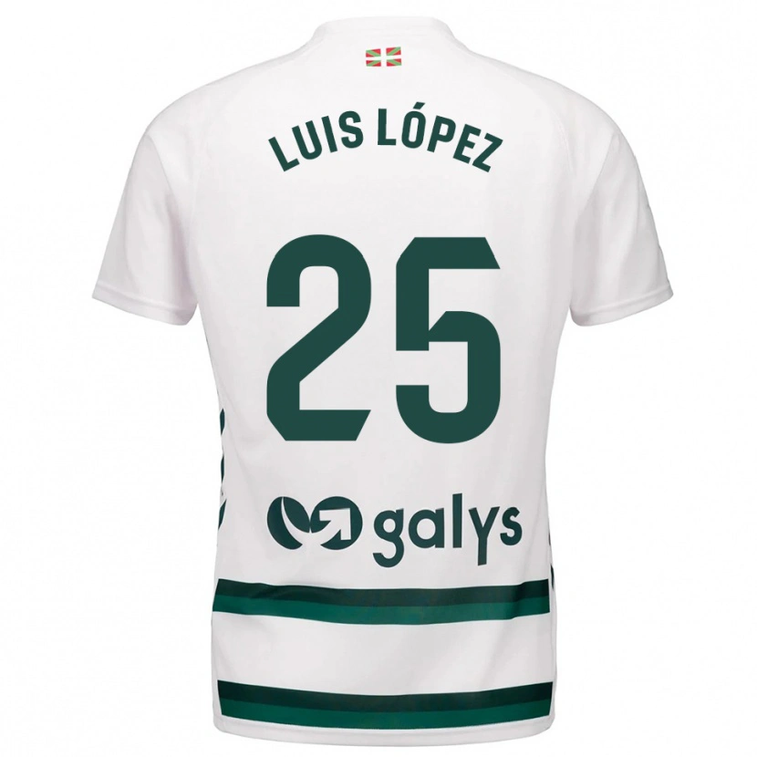 Danxen Damen Luis López #25 Weiß Grün Auswärtstrikot Trikot 2025/26 T-Shirt Österreich