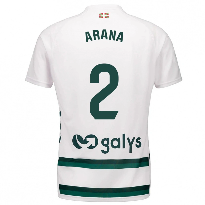 Danxen Damen Markel Arana #2 Weiß Grün Auswärtstrikot Trikot 2025/26 T-Shirt Österreich