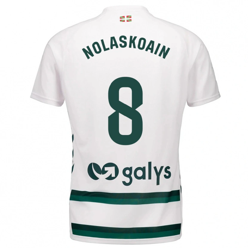Danxen Damen Peru Nolaskoain #8 Weiß Grün Auswärtstrikot Trikot 2025/26 T-Shirt Österreich