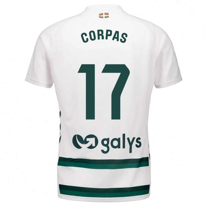 Danxen Damen José Corpas #17 Weiß Grün Auswärtstrikot Trikot 2025/26 T-Shirt Österreich