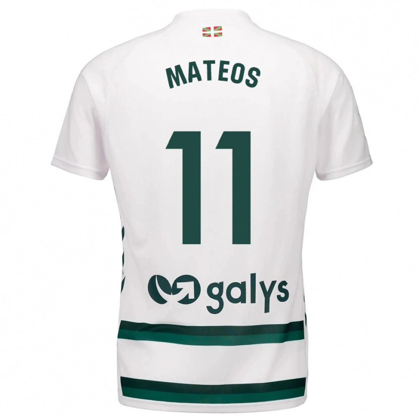 Danxen Damen Endika Mateos #11 Weiß Grün Auswärtstrikot Trikot 2025/26 T-Shirt Österreich
