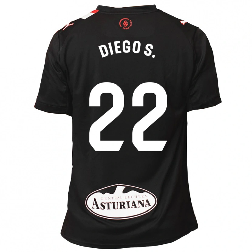 Danxen Damen Diego Sánchez #22 Schwarz Weiß Auswärtstrikot Trikot 2025/26 T-Shirt Österreich