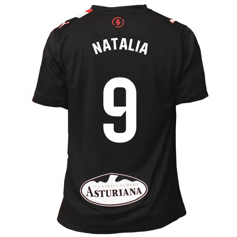 Danxen Damen Natalia Sobero González #9 Schwarz Weiß Auswärtstrikot Trikot 2025/26 T-Shirt Österreich