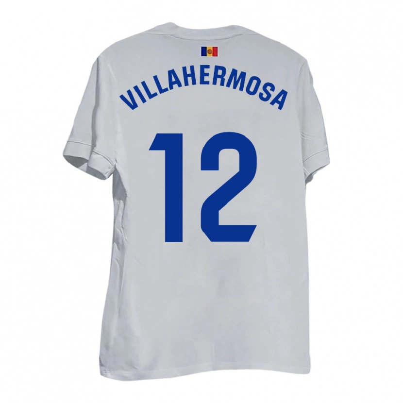 Danxen Damen Dani Villahermosa #12 Weiß Blau Gelb Auswärtstrikot Trikot 2025/26 T-Shirt Österreich
