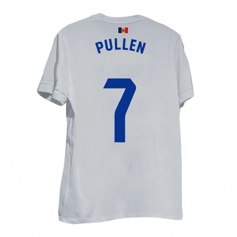 Danxen Damen Luke Pullen #7 Weiß Blau Gelb Auswärtstrikot Trikot 2025/26 T-Shirt Österreich