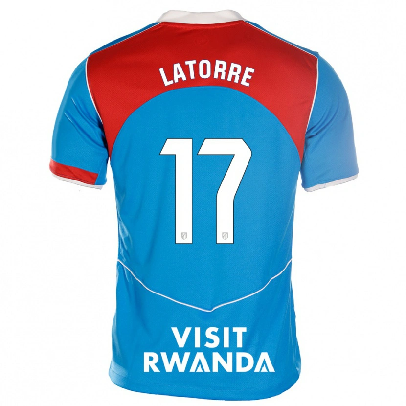 Danxen Damen Barbara Latorre #17 Blau Weiß Ausweichtrikot Trikot 2025/26 T-Shirt Österreich