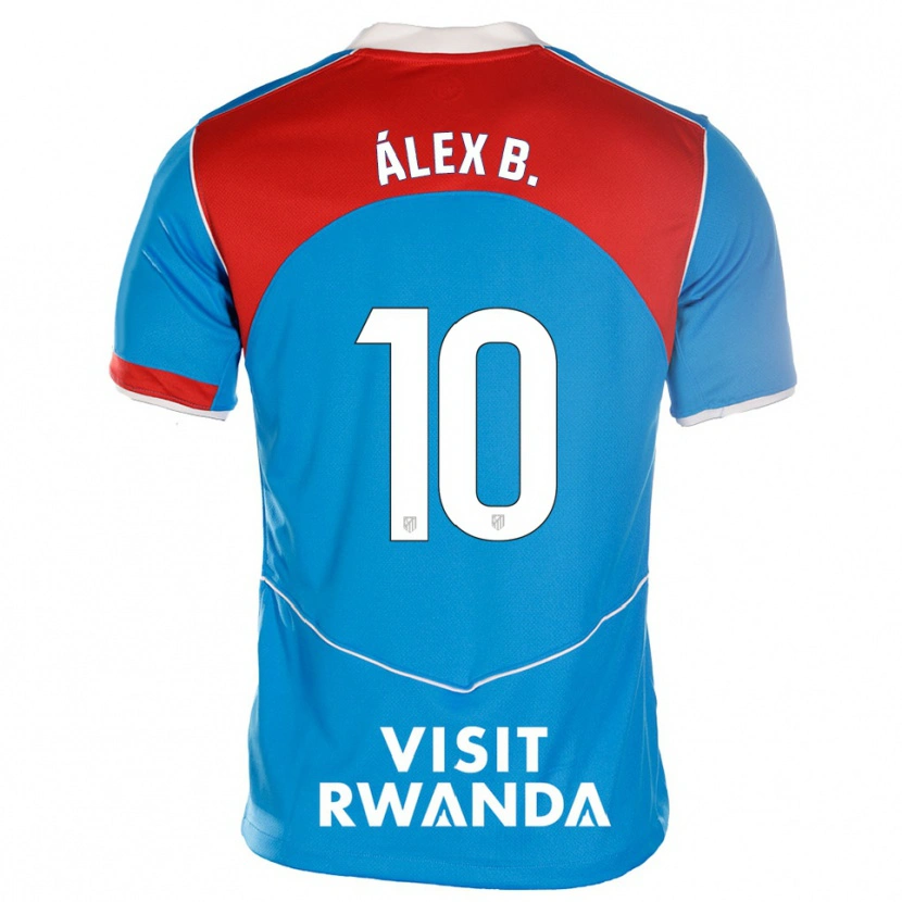 Danxen Damen Álex Baena #10 Blau Weiß Ausweichtrikot Trikot 2025/26 T-Shirt Österreich