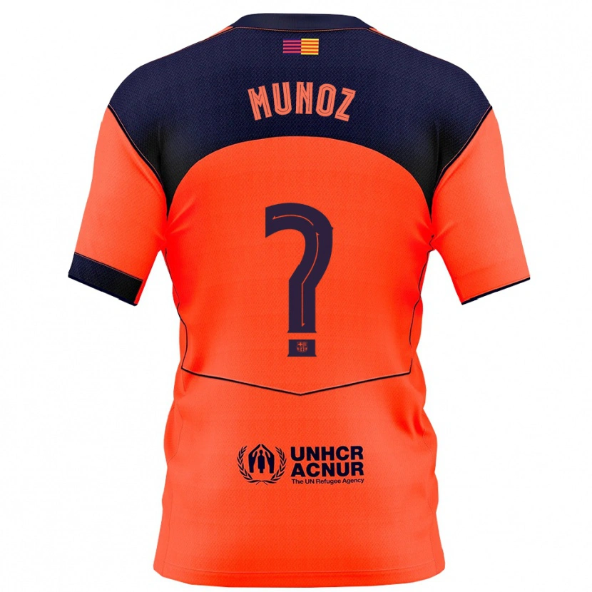 Danxen Damen Pol Munoz #0 Orange Marine Ausweichtrikot Trikot 2025/26 T-Shirt Österreich