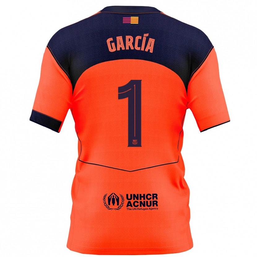 Danxen Damen Joan García #1 Orange Marine Ausweichtrikot Trikot 2025/26 T-Shirt Österreich