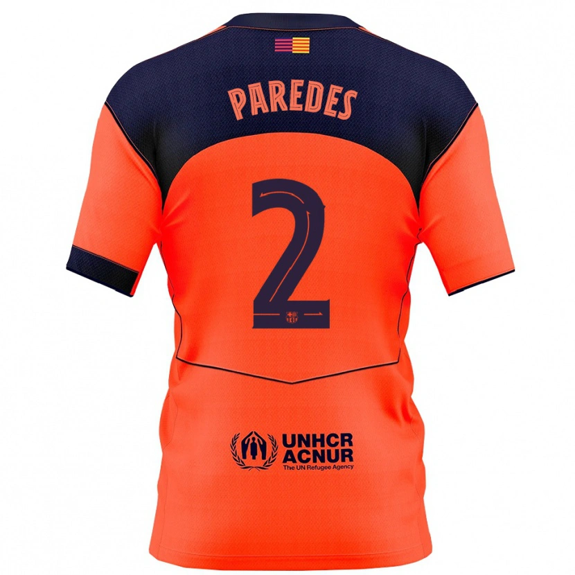 Danxen Damen Irene Paredes #2 Orange Marine Ausweichtrikot Trikot 2025/26 T-Shirt Österreich