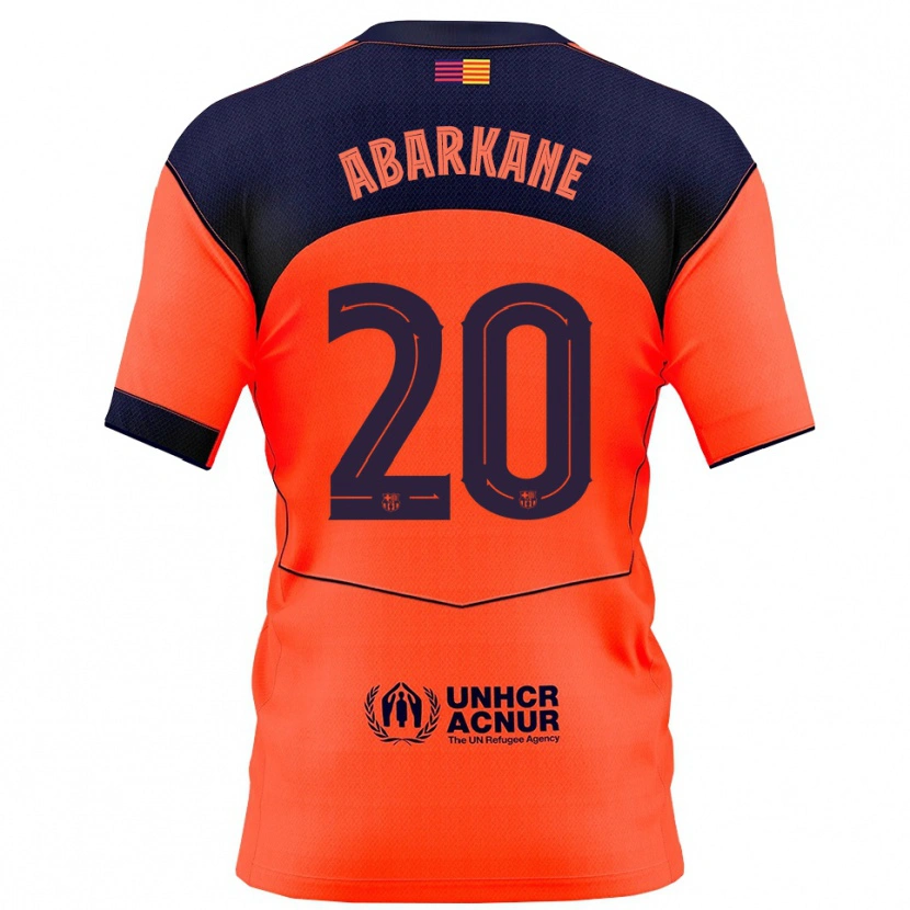 Danxen Damen Ahmed Abarkane #20 Orange Marine Ausweichtrikot Trikot 2025/26 T-Shirt Österreich
