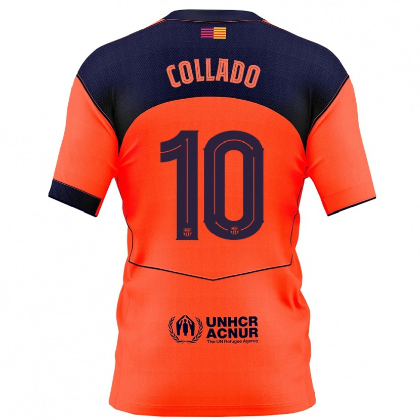 Danxen Damen Alex Collado #10 Orange Marine Ausweichtrikot Trikot 2025/26 T-Shirt Österreich