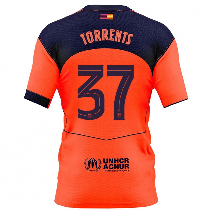 Danxen Damen Jofre Torrents #37 Orange Marine Ausweichtrikot Trikot 2025/26 T-Shirt Österreich