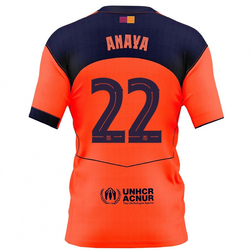 Danxen Damen Joan Anaya #22 Orange Marine Ausweichtrikot Trikot 2025/26 T-Shirt Österreich