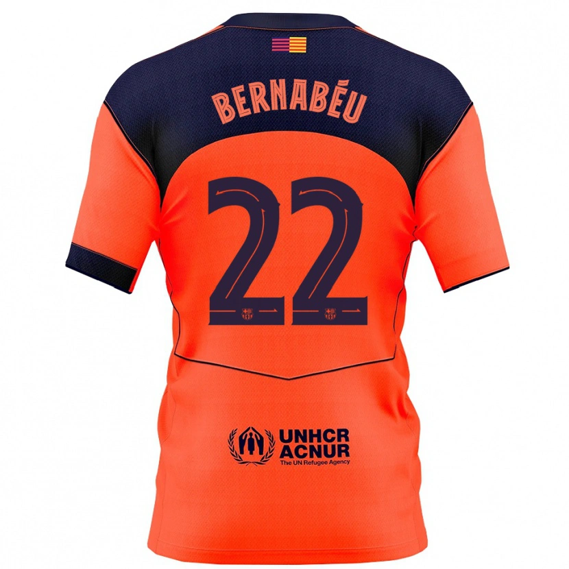 Danxen Damen Pol Bernabéu #22 Orange Marine Ausweichtrikot Trikot 2025/26 T-Shirt Österreich